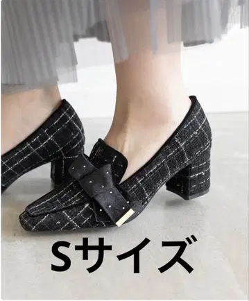 RANDA 비쥬 리본 디자인 슈즈 [ S ] 22.5cm