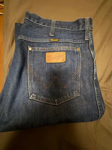 Wrangler 데님 와이드 스트레이트 빈티지