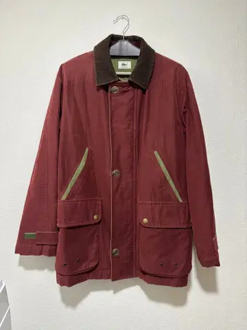 LACOSTE 버건디 커버올