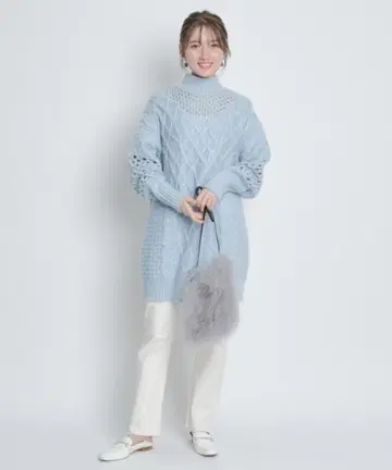 아란 튜닉 니트