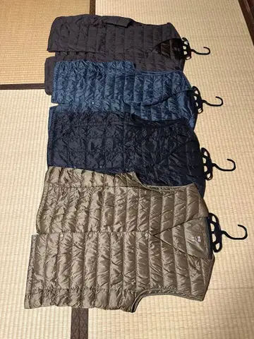 유니클로 나일론 소재 다운 베스트 4종 세트