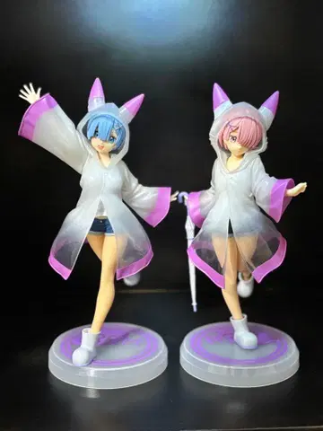 렘 라무 피규어 세트 비 온 뒤의 날