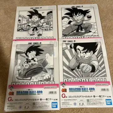 드래곤볼 제일복권 G상 클리어 파일 세트 4매