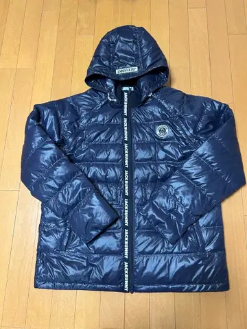 Jack Bunny 후드 부착 다운 자켓 네이비