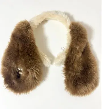 스누피 머리띠 브라운