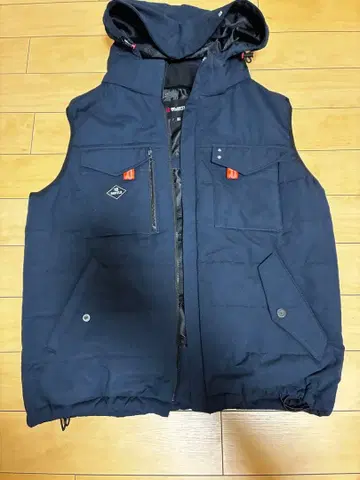 BURTLE 방한 베스트 XL 5054 바틀 베스트 네이비