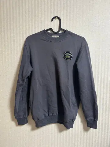 LACOSTE 그레이 크루넥 맨투맨