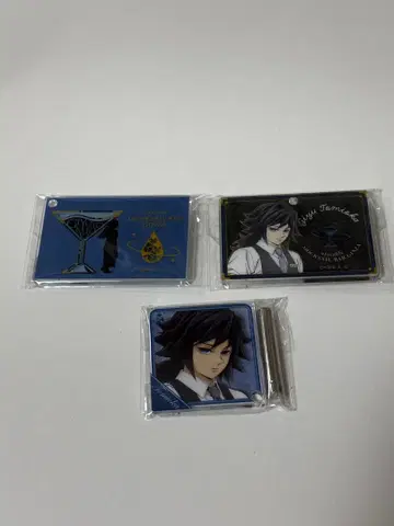 목테일 바 컬렉션 로토 토미오카 기유 클리어 패널 키링