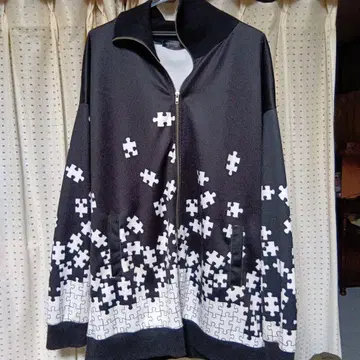 ankoRock 퍼즐 패턴 후드티