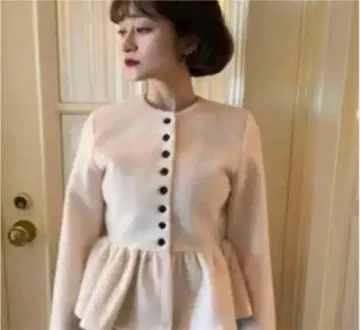 bibiy 페플럼 가디건