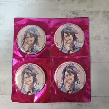 오토메이트 x 비즈로그 마츠리카의  엔라이 캔뱃지 4개 세트