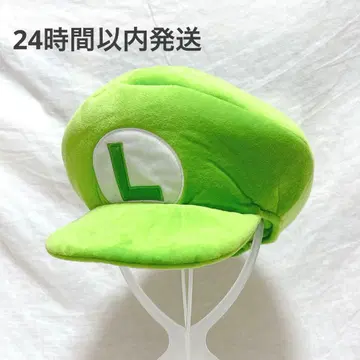 USJ 유니버셜 루이지 모자 머리 장식 슈퍼 마리오 공식 분장 코스프레