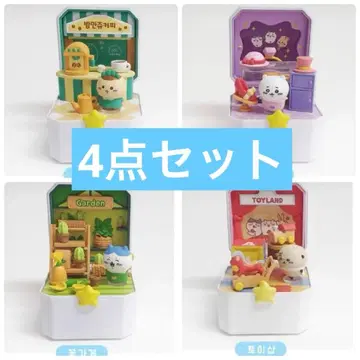 한국 한정판 치이카와 (먼작귀) 랜덤 컴팩트샵 피규어 4개 세트