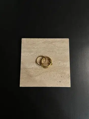 [ TRES ] 골드 3연 반지