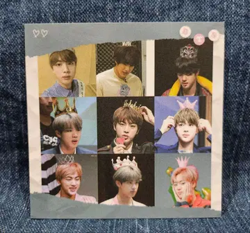 BTS 진 메모장 20매 한국 제작자님 진군