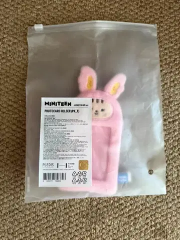 MINITEEN 정한 라무 포토카드 홀더 트레이딩 카드 케이스 미사용