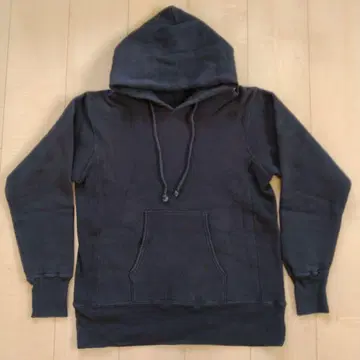 챔피온 리버스 위브 후드티 블랙 빨간색 단색 택 M 사이즈