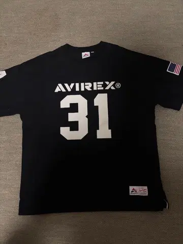 AVIREX 블랙 T셔츠 L사이즈 31
