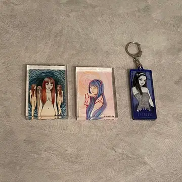 토미에 아크릴 블록 키링 세트