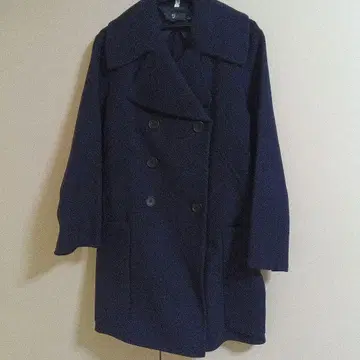 유니클로 +J 네이비 코트 L