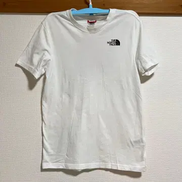 THE NORTH FACE 화이트 티셔츠 S S/P 남성용