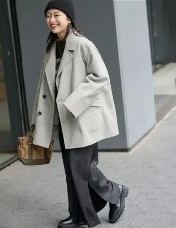 저널 스탠다드 울 캐시미어 테일러드 코트 택 포함 새상품 38