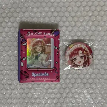 니지산지 사오토메 베리 콜렉트북 생일 폴라로이드풍 카드 캔뱃지