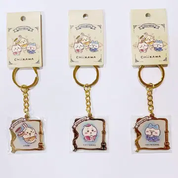 치이카와 중국 상하이 한정판 아크릴 키링 치이카와 하치와레 토끼