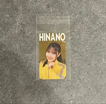 히나타자카46 쿠라모리 히나노 하치미츠 B상 클리어 카드