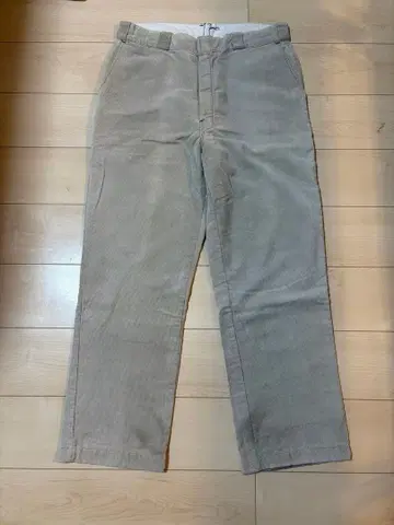 80s L.L.Bean 코듀로이 팬츠 화이트 USA 제조