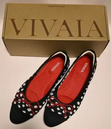 VIVAIA [Tiana] 아몬드 토 플랫슈즈 22.5