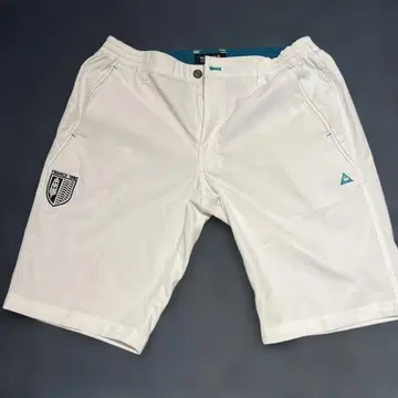 르꼬끄 스포르티브 골프 하프 팬츠 화이트 컬러 LL