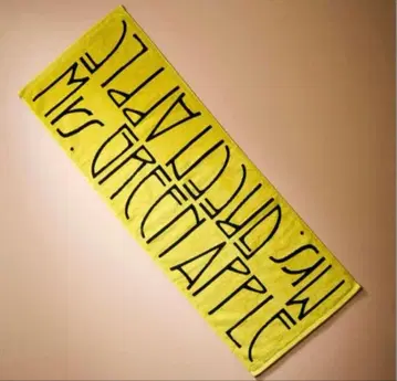 미세스 그린애플 BABEL no TOH 투어 로고 타월 즉시 발송