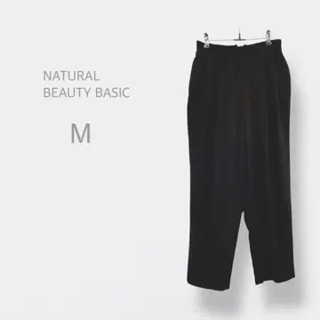 [내추럴 뷰티 베이직] 테이퍼드 투 턱 팬츠 슬랙스