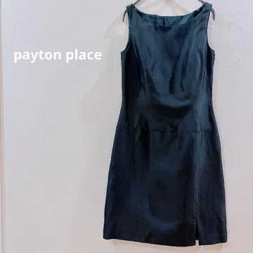 [ payton place ] 차콜 그레이 슬리브리스 미니 원피스