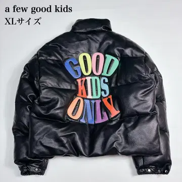 미사용급 a few good kids 패딩 자켓 가죽 XL 사이즈