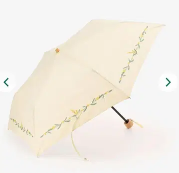 Afternoon tea 꽃무늬 자수 접이식 우산 우천 겸용