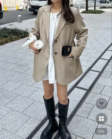 싱글 오버 자켓 AFULE (nugu)