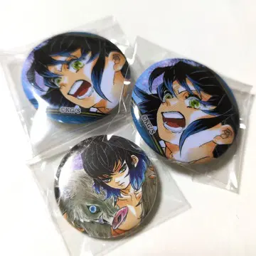 하시비라 이노스케 귀멸의 칼날 원작 캔뱃지 세트