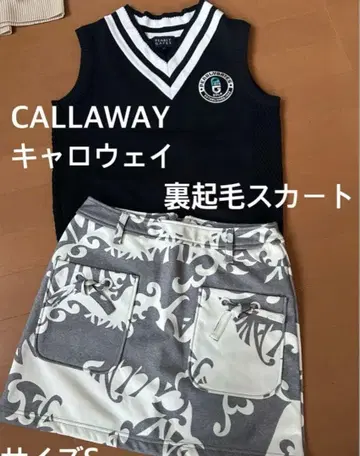 새상품급 CALLAWAY 캘러웨이 속기모 스커트 골프 스커트