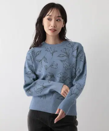 [ 미사용 새상품 ] 셈바나 자카드 니트 L