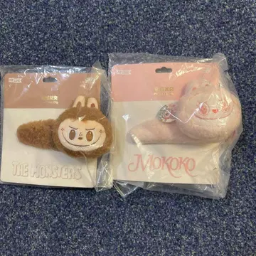2개 세트 POPLAN 한정판 모코코 mokoko 헤어 클립