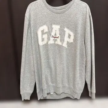 GAP 그레이 로고 맨투맨