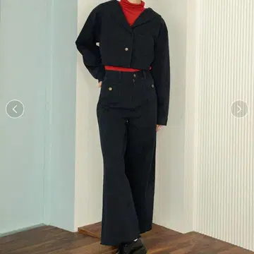 ALLISONBROWN 세일러 카라 자켓