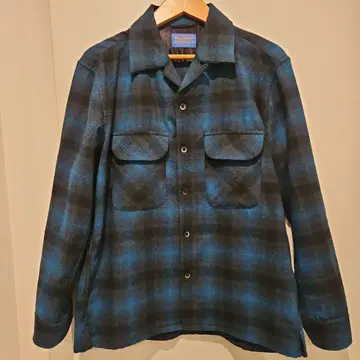 Back Number 옴브레 체크 보드 울 셔츠 중고