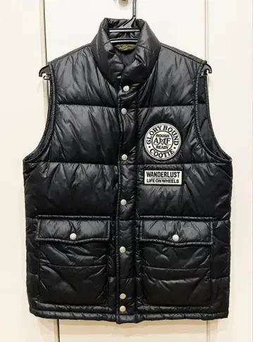 새상품급 COOTIE 쿠티 블랙 다운 베스트 아메카지 퀼팅