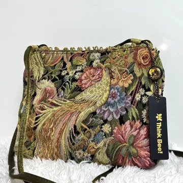 [ 미사용 ] Think Bee! 브렌네로 미니백 고블랑 꽃무늬