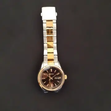 SEIKO 오토매틱 자동 감기 손목시계 실버/골드 정크
