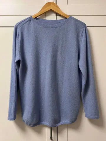 Zelal  캐시미어 100% 니트 스웨터 블루 F 새상품급