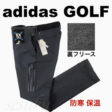 [ 76 ] 가을/겨울 아디다스 골프 보온 안감 플리스 본딩 팬츠 블랙